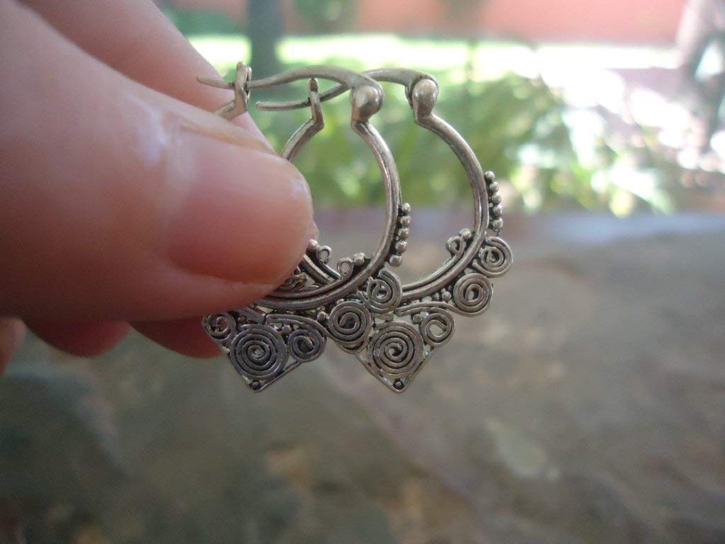 ✿ SPIRAL CREOLEN ✿ toll verzierte Ohrringe Bestseller