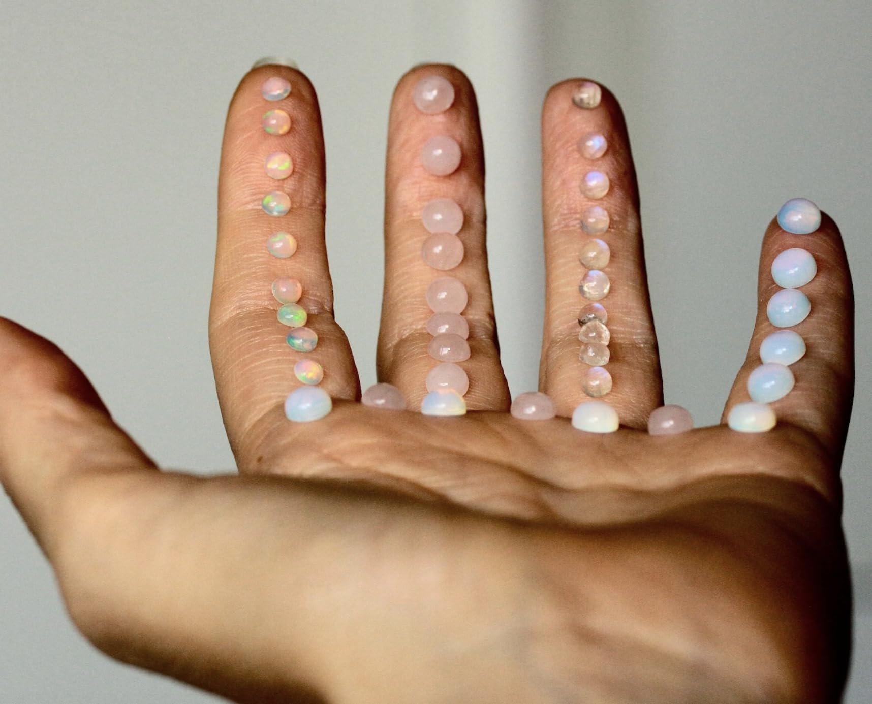 Himmlischer Ring mit Sonne Mond und Sterne/Mondstein Ring Gold/Opal Astrologie schmuck/Himmelskörper ring/Geschenk fĂŒr sie