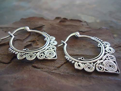 ✿ SPIRAL CREOLEN ✿ toll verzierte Ohrringe Bestseller