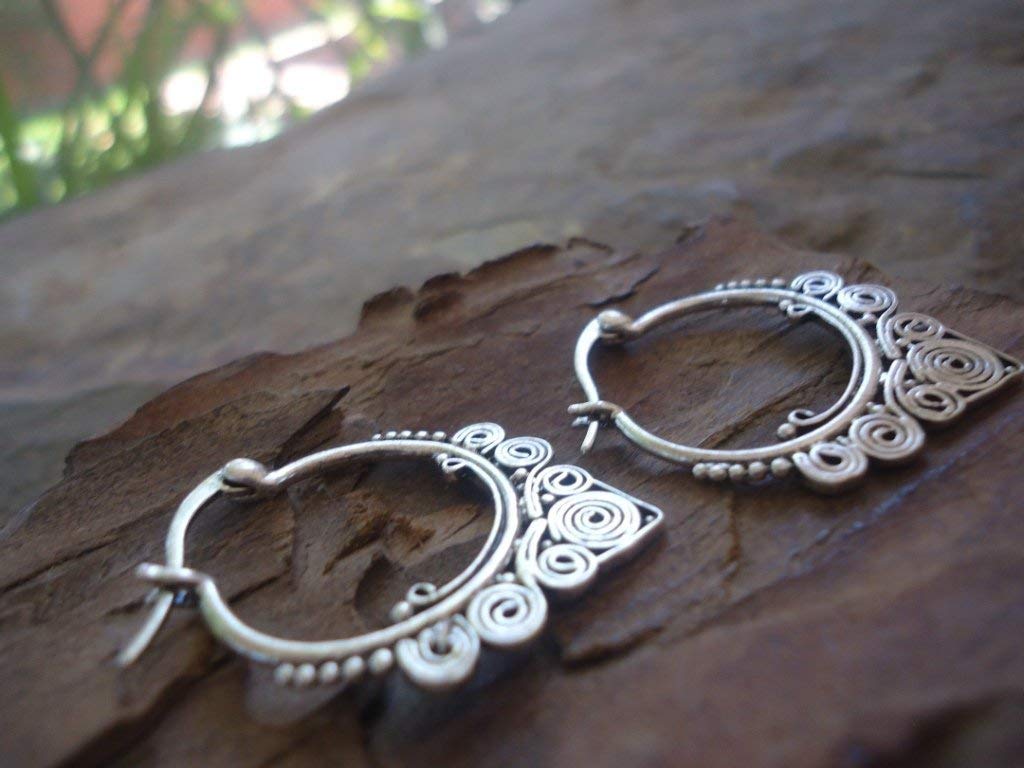 ✿ SPIRAL CREOLEN ✿ toll verzierte Ohrringe Bestseller