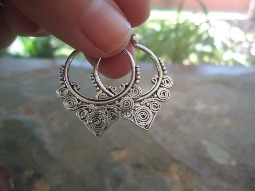 ✿ SPIRAL CREOLEN ✿ toll verzierte Ohrringe Bestseller