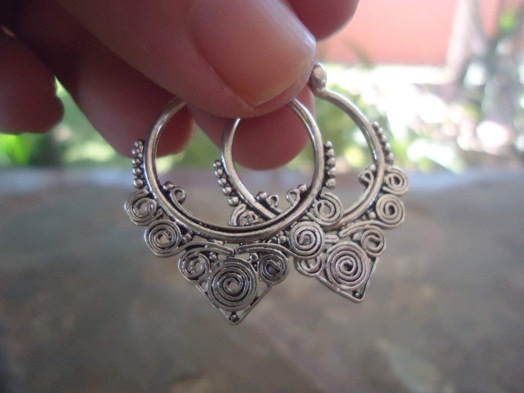 ✿ SPIRAL CREOLEN ✿ toll verzierte Ohrringe Bestseller